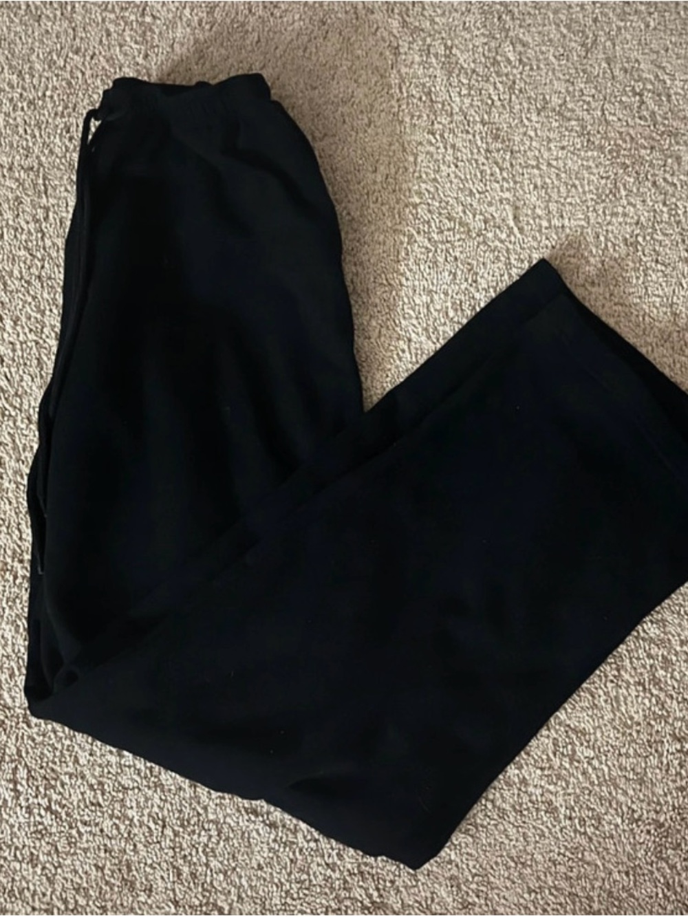 Women’s Black Drawstring Joggers – Classic Everyday Track Pants